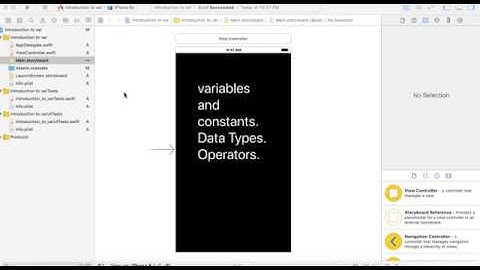 Tutorial for Swift 4.1, beginning to advance Part 2 or 100, (var, let and data type)