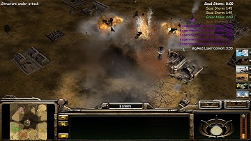 C&C General Shockwave Chaos Mod: Skirmish 3 vs 3 Shockwave Turbo Death Army (14)