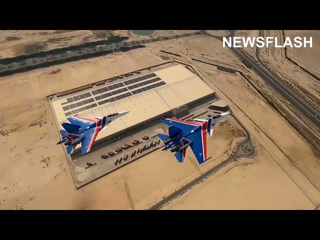 Russian Knights Fly To UAE In Su-30 Fighter Jets For Dubai Airshow