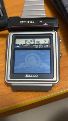 Review on 1st Gen Seiko TV Watch DXA-001 (1982) - YouTube