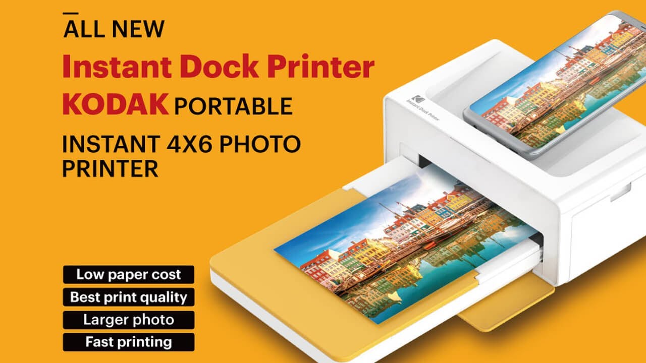 Kodak Dock Plus Instant Photo Printer - YouTube