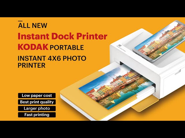 Kodak Dock Plus Instant Photo Printer 