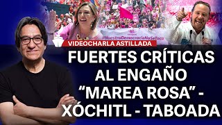 Morena: cargar “Marea Rosa” a gastos de campaña PAN-PRI/ Máynez: deshonestidad