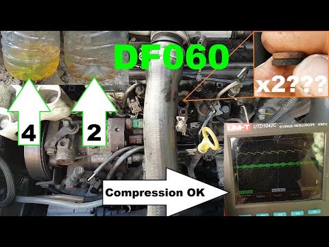 Renault Megane II cylinder 2 misfiring DF060. Injection fault error and running poorly.