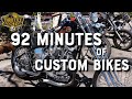 Custom motorcycles for 1 hour and 32 minutes 4k bornfree 13 and biltwell peoples champ 2022