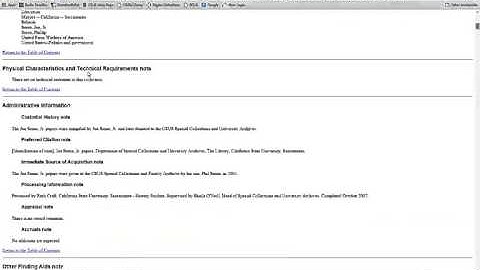Finding Aids Tutorial
