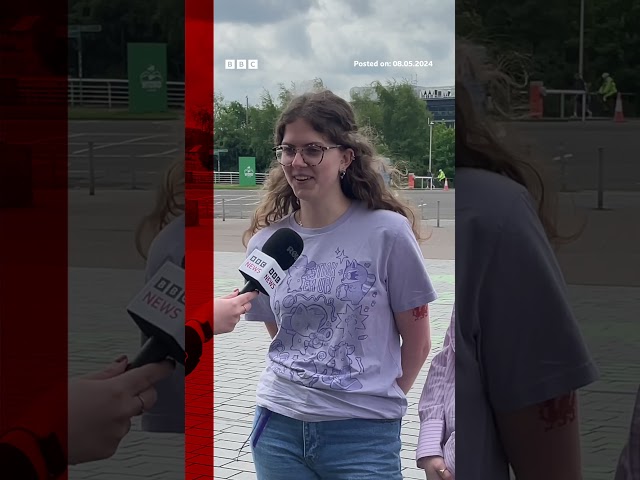 Olivia Rodrigo fans queue for hours outside Glasgow arena. #Shorts #OliviaRodrigo #BBCNews