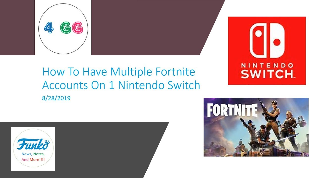 How Have Multiple Accounts One Nintendo Switch - YouTube