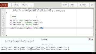 89   Reader and Writer Inputs and Outputs II in Rust