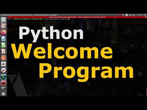 06 - Welcome program