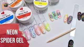 Neon Spider Gel Vorstellung + Schmetterling Nailart | Tutorial 124