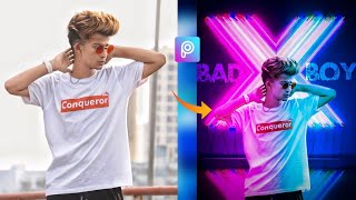 NEON X LIGHT PHOTO EDITING IN PICSART | PICSART PHOTO EDITING TUTORTIAL | NEON PHOTO EDITING screenshot 3