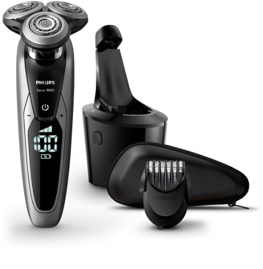 Philips Shaver Series 9000 Wet And Dry Electric Shaver S9711 V-Track Review  - YouTube