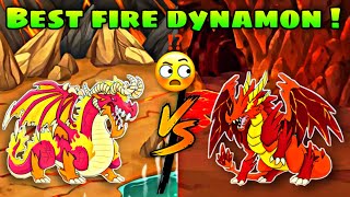 The best fire dynamons battle in dynamons world|Dreqorus vs volcarnyx battle in dynamons world||