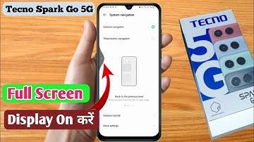how to use full screen display in Tecno spark go 5G, Tecno spark go 5g full screen, Tecno spark go