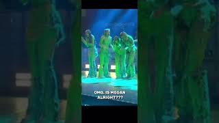 IS MEGAN GENUINELY OKAY 😣 #meganmeiyok #katseye #kidschoiceawards #beautifulchaos #gettingslimed