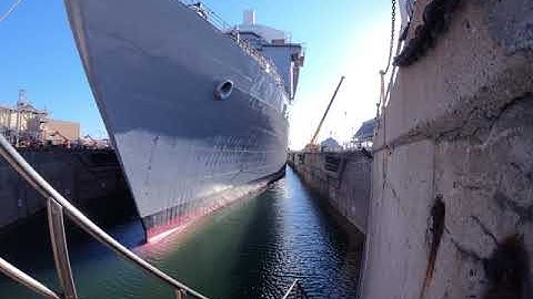 Graving Dock Undocking Operation