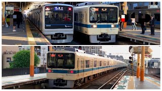 (ハイブリッドSiCとフルSiCの共演)小田急8000形8061F+8260F・3000形更新車3266F