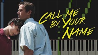 Call Me By Your Name Soundtrack  - Germination | Piano Tutorial