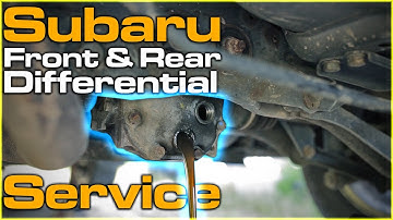 Subaru Front & Rear Differential Service / Fluid Change