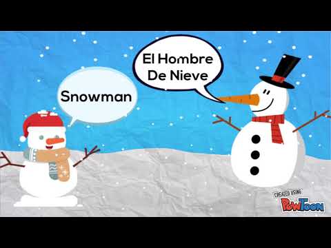 Christmas Words In Spanish - YouTube