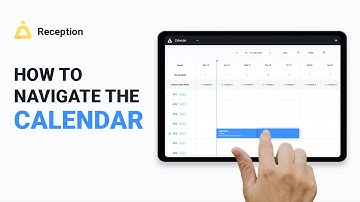 How to navigate calendar on Reception - Softmogul