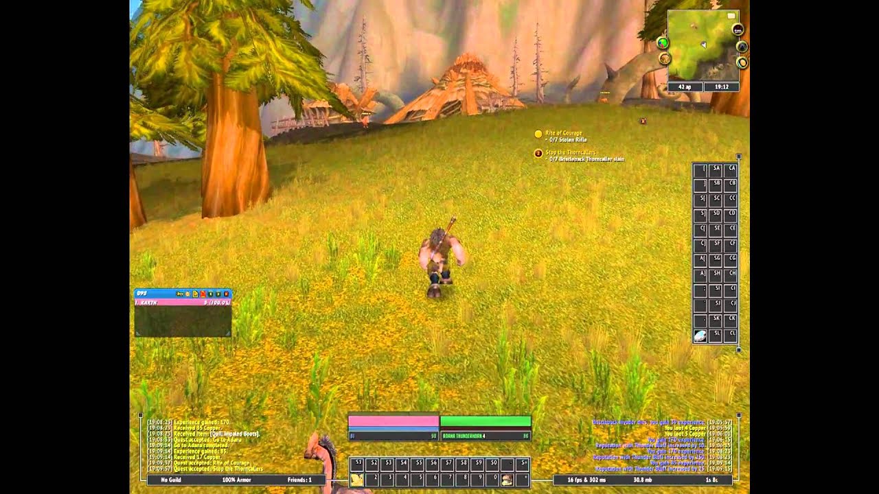 World of Warcraft Cataclysm - Mulgore Walkthrough: Camp Narache Part 1 ...