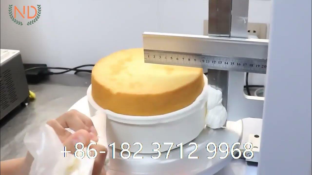 Automatic Commercial Cake Plastering Cream Coating Filling