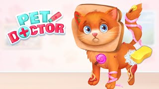 Pet Doctor - Cute Cat Gameplay - Animal Games For Kids (IOS & Android) screenshot 1