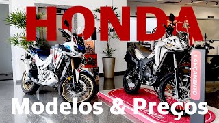 Todas as Motos da Honda e seus Preços na Concessionária! (Março de 2024)