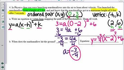 Unit 9 Review Video Part 1 #3   #5