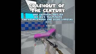 Crash out of the century #funny #crashout #2v3 #overload #vrshooter #shorts #goofy #win