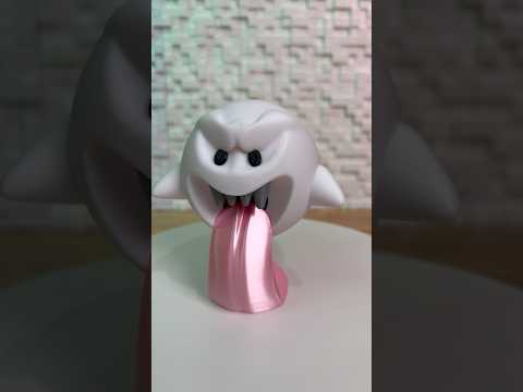 3d printed Mario boo ghost #mario #nintendo #nintendoswitch #ghost #3dprinting #bambulab #3d #fyp 