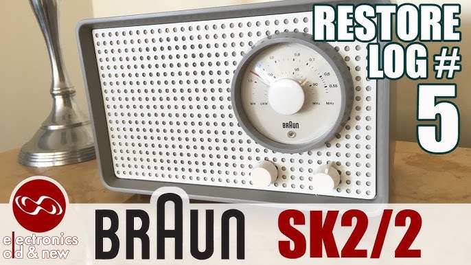 Braun SK2 Radio - Retro Tube Radio from Braun Design - 1952