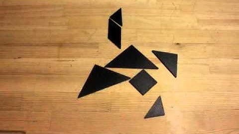 Stop motion tangram