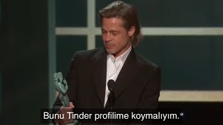 Türkçe - Brad Pitt  SAG Ödülleri Kabul Konuşması