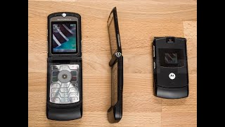 Motorola RAZR V3 2004 menu, browse, ringtones, games, wallpapers, Camera