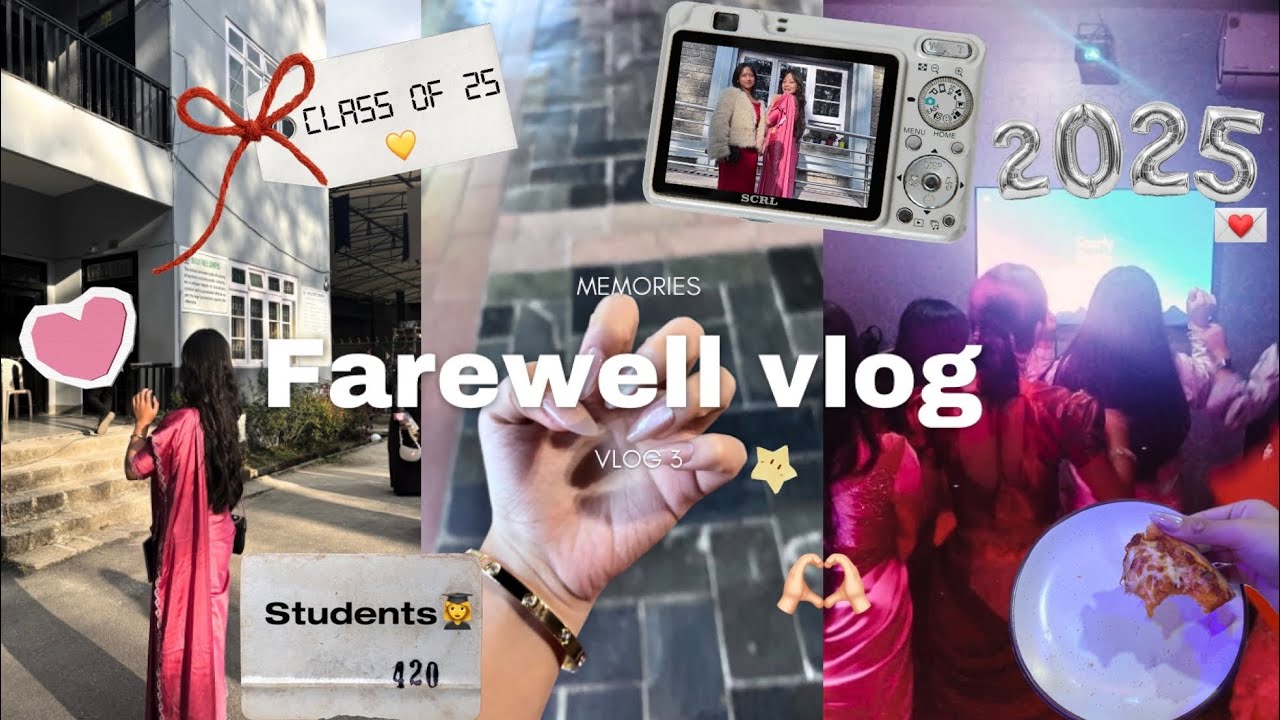 FAREWELL VLOG 🪩 friends,school,memories,end of an era - YouTube