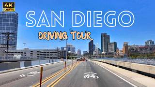 Downtown San Diego to La Jolla Beach | Scenic 4K HDR Driving Tour by the Coast
