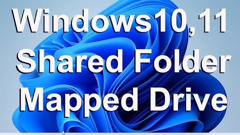 How to Configure a Shared Folder and Mapped Network Drive Windows 7, 8, 10, 11