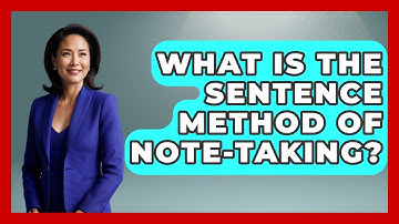 What Is The Sentence Method Of Note-taking? - The Personal Growth Path