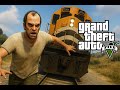 🚂🚀 GTA 5 – Rocket bike  vs Police Chase #funny #fun part 10