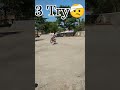 1 try😁 2try😄 3 try 🥵4try😱 //New Cycle stunt Video #cycle #cycleing #stunt #shorts #mtb #bmx