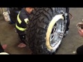Mounting wide wheel on narrow tire