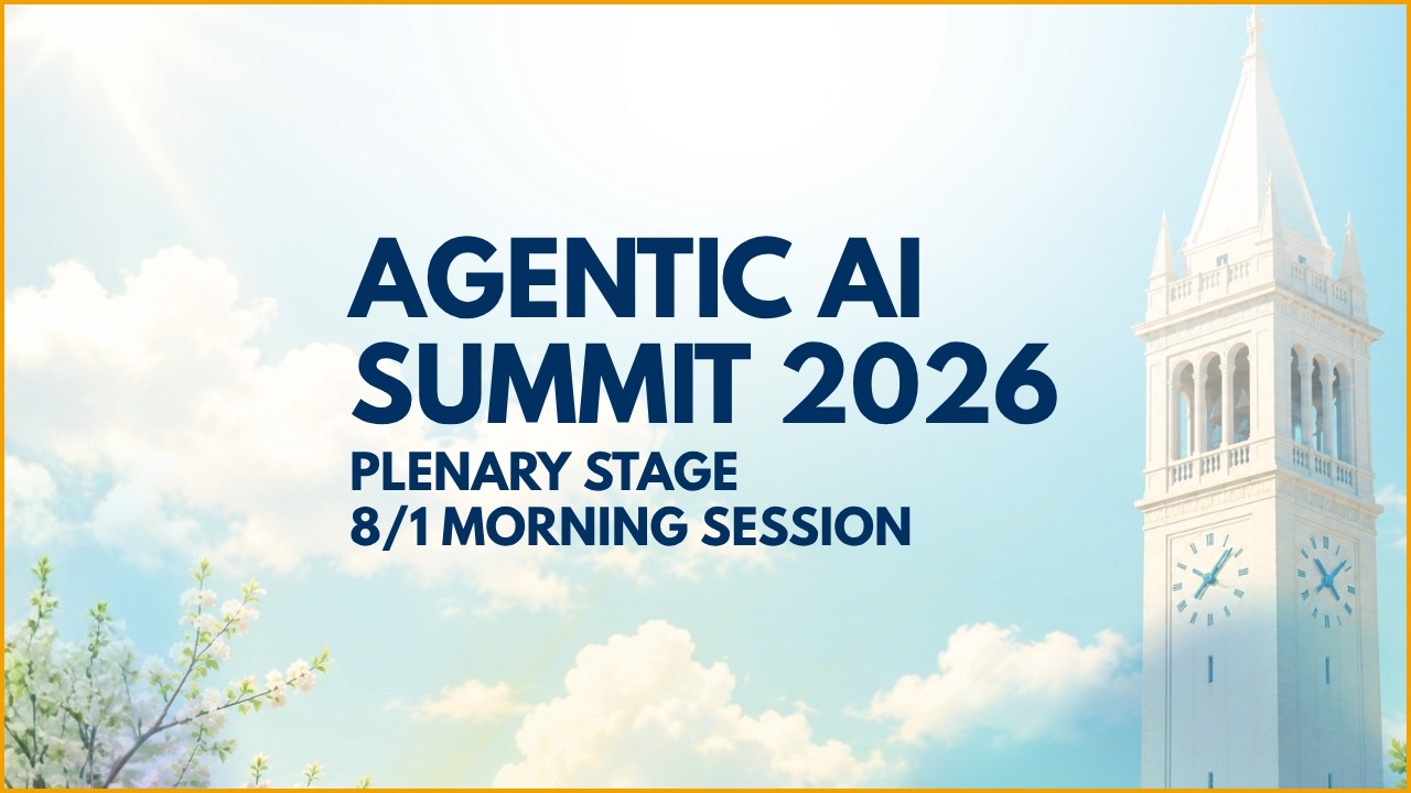 We spent last weekend at @​UCBerkeley's Agentic AI Summit making one argument: harness is all you need. 

The argument from @​LambdaAPI's Chuan Li on the main s
