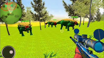 Wild Dinosaur Hunting Dino - Dino Hunting Gun Games - Android Gameplay - part #5