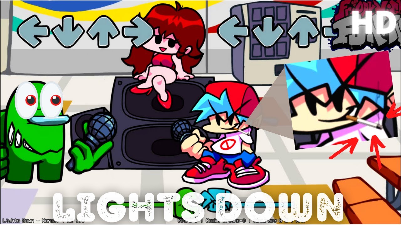 FNF vs Among Us v3 Mod Lights Down YouTube