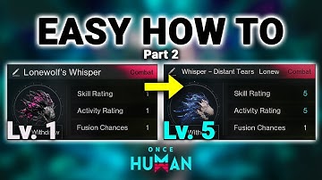 THE SECRET TO PERFECT 5/5 DEVIANT FUSE: 100% TRAIT TRANSFER GUIDE! | Once Human
