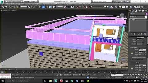 Railing in 3Ds MAX Fast Video