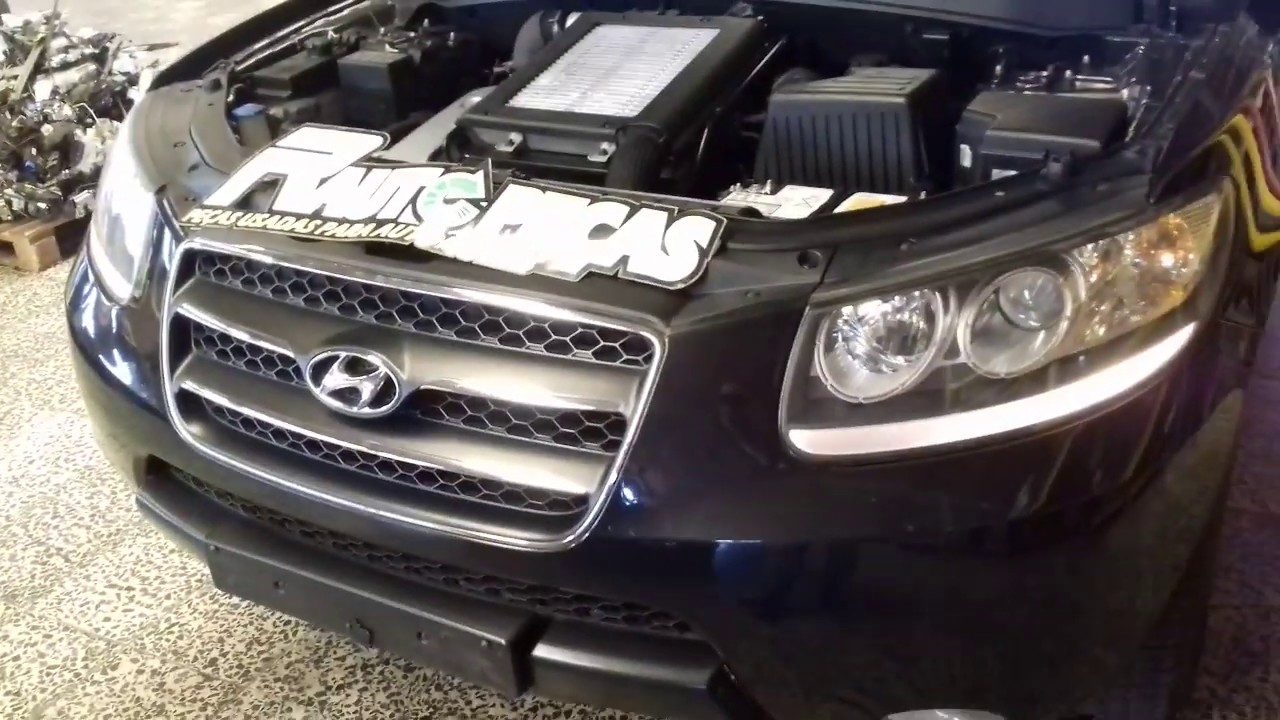 motor hyundai santa fe (CM) 2.2 CRDI - YouTube